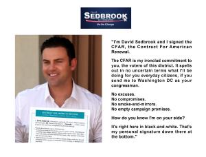 David Sedbrook I Signed The CFAR 