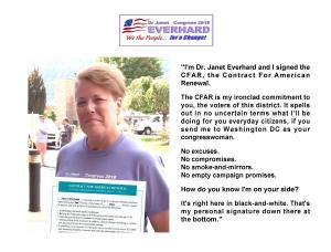 Janet Everhard I Signed The CFAR 