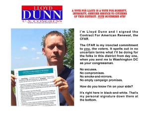 Lloyd Dunn I Signed The CFAR 