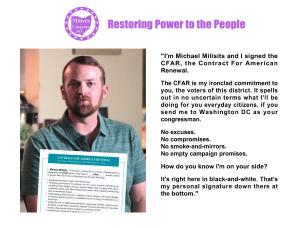 Michael Milisits I Signed The CFAR 