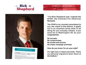 Rick Shepherd I Signed The CFAR 