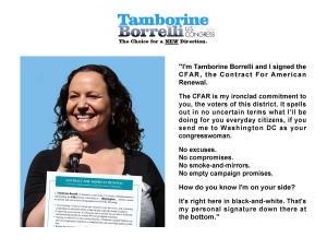 Tamborine Borrelli-I Signed The CFAR 