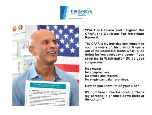 Tim Canova I Signed The CFAR 